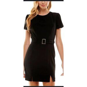 City Studio Women's Junior Daytime Short Mini Dress Black Size 9